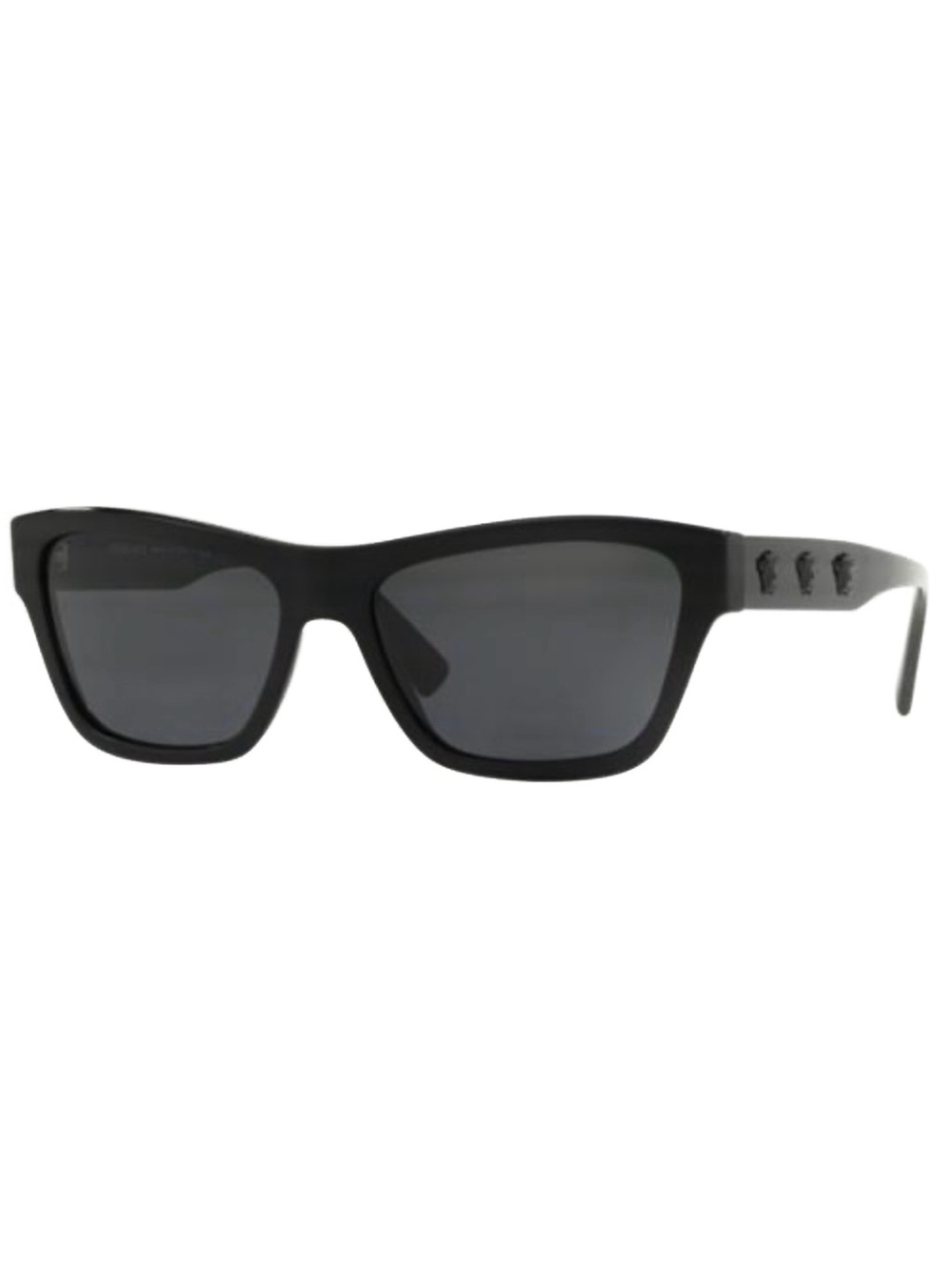 NEW VERSACE BLACK RECTANGULAR SUNGLASSES